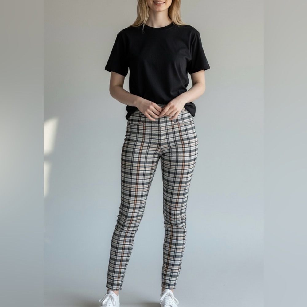 Stylish Plaid Women's Pants
